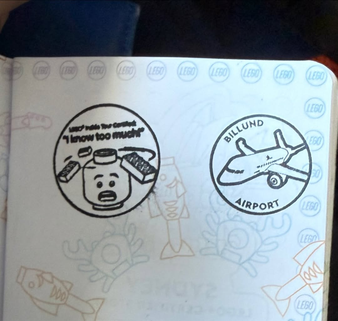 Lego Inside Tour certified stamp